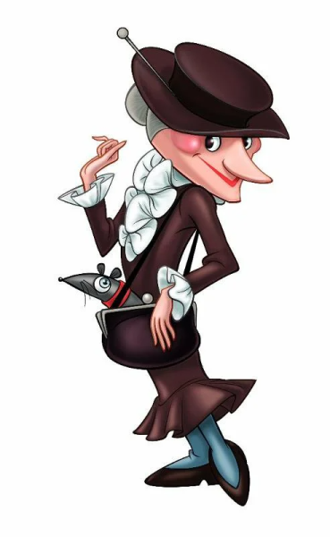 Старуха Шапокляк и крыса Лариска