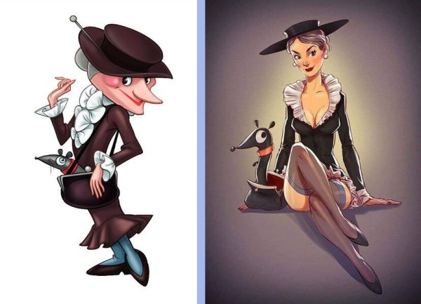 Шапокляк в молодости