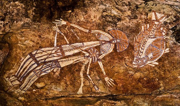 Наскальная живопись аборигенов Австралии