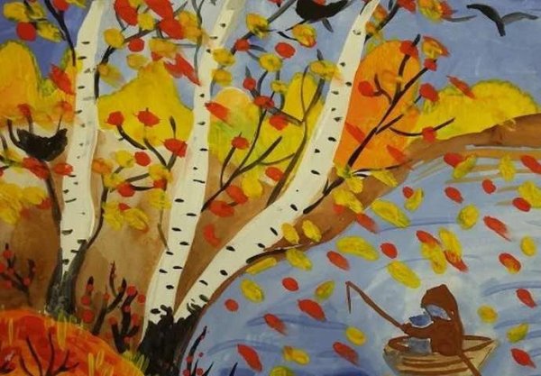 Рисование листопад