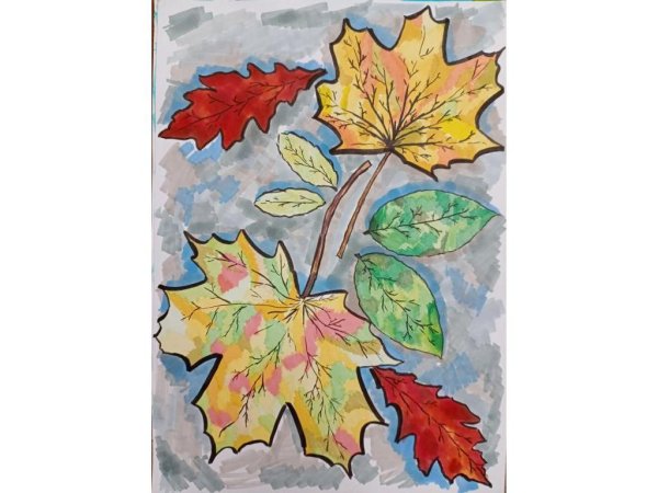 Рисование листопад