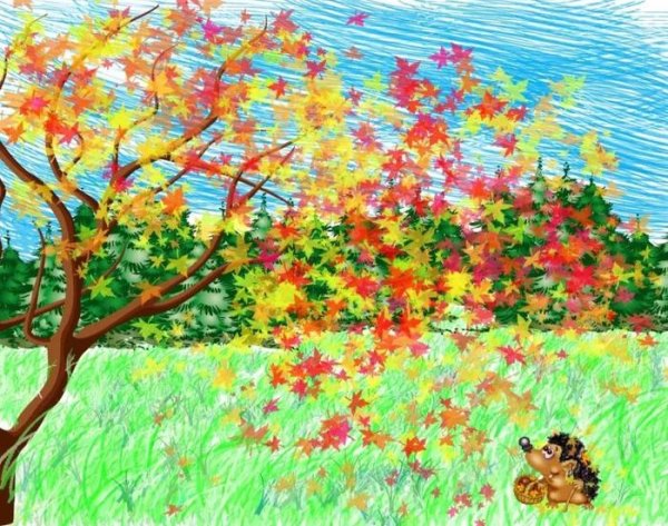 Рисунок осень