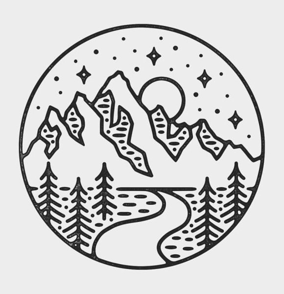 Круг рисунок