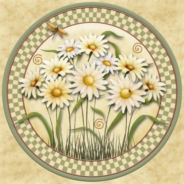 Ромашки для декупажа