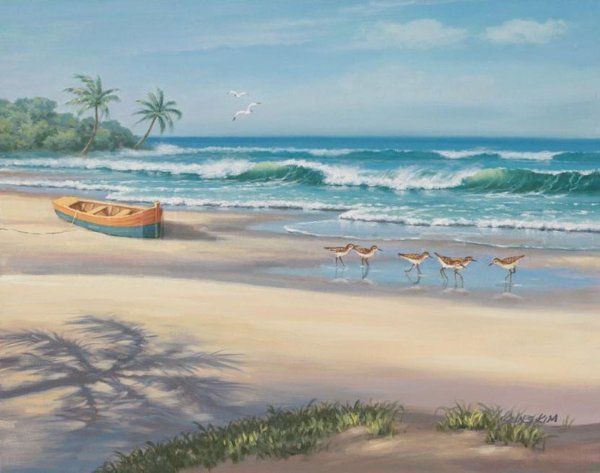 Сен Ким картины тропики