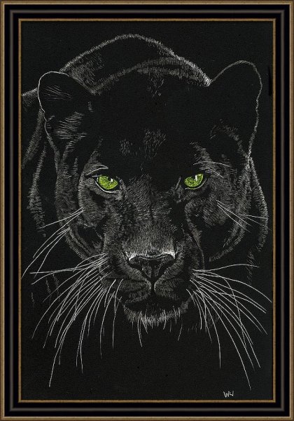 Силуэт пантеры