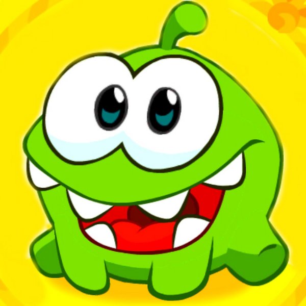 Ам Ням на белом фоне