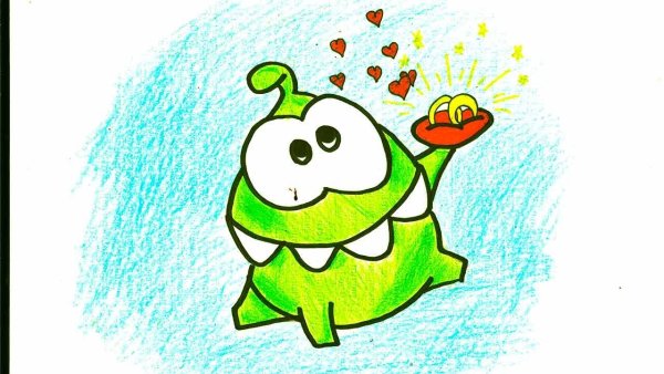 Лягушка из игры Cut the Rope