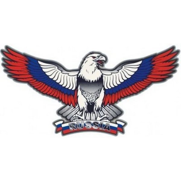 Орёл наклейка на авто