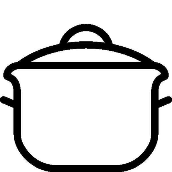 Трафарет кастрюли