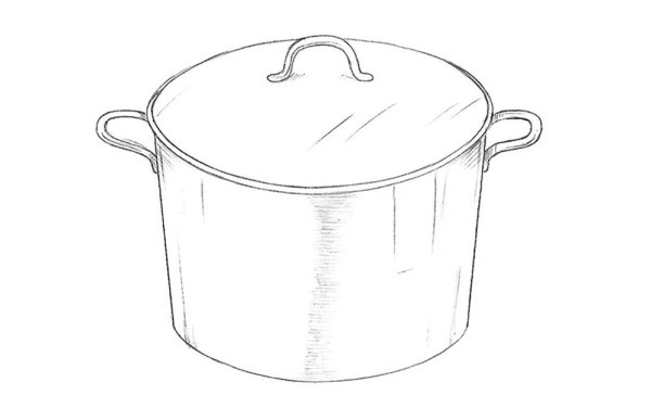 Кастрюля рисунок