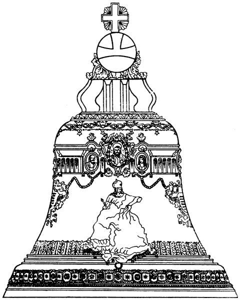Царь-колокол Москва рисунок