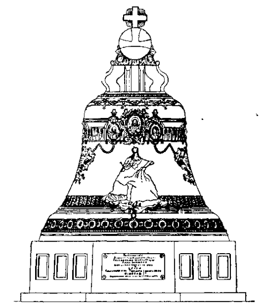 Царь колокол чертеж