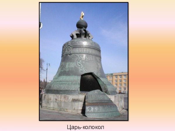 Царь-колокол Москва в 18 веке