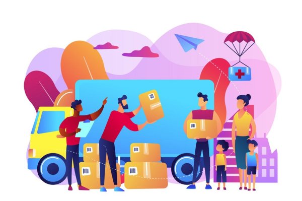 Гуманитарная помощь фон