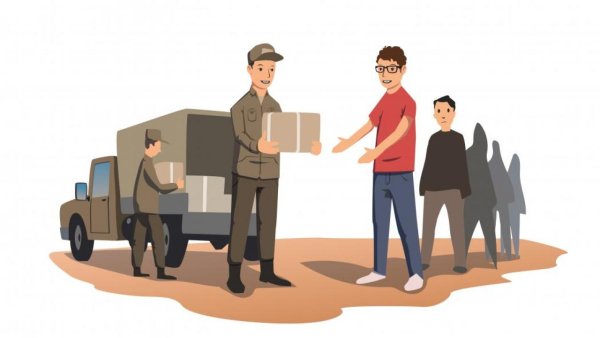 Гуманитарная помощь иконка