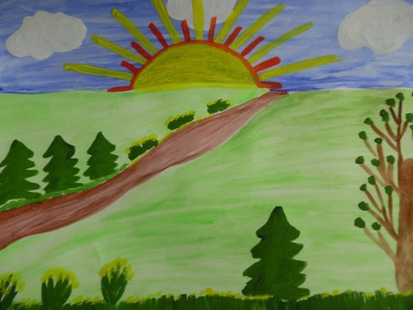 Детские рисунки природы