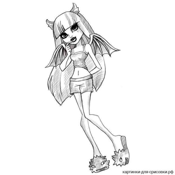 Рисунки для срисовки монстр Хай