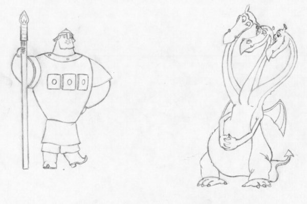 Рисунок богатыря Добрыня Никитич