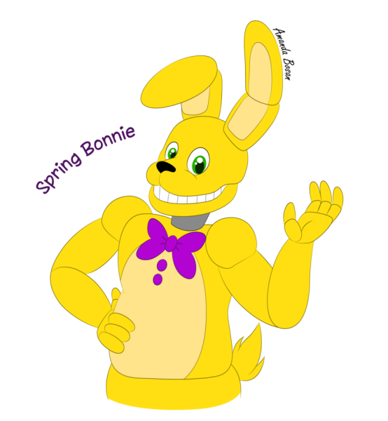 Spring Bonnie рисунок
