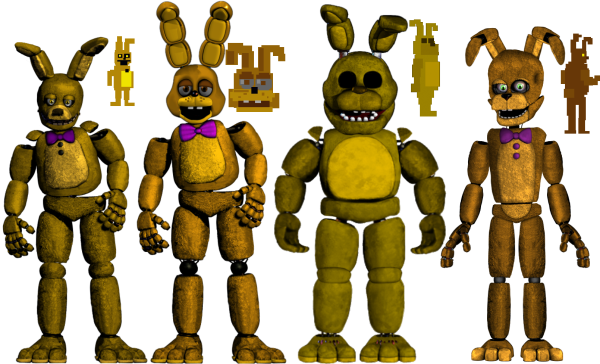 ФНАФ спринг Бонни