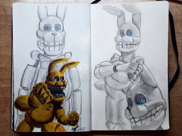 Спринг Бонни into the Pit