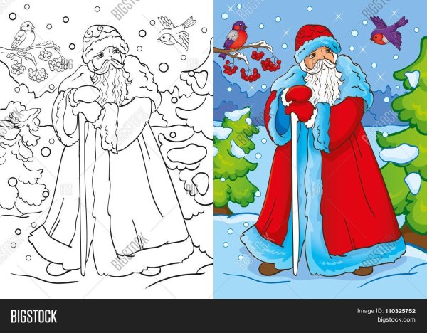 Иллюстрация к стихотворению Некрасова Мороз Воевода