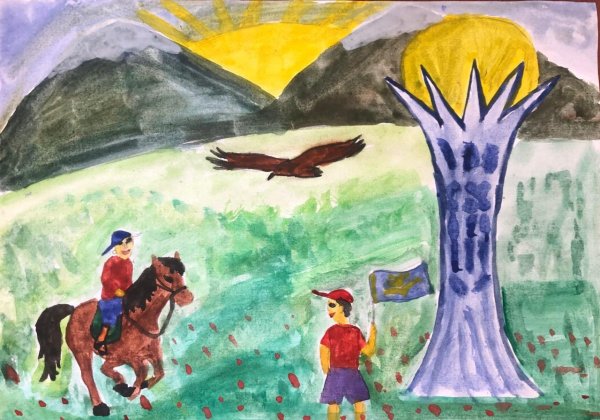 Рисунок на день независимости