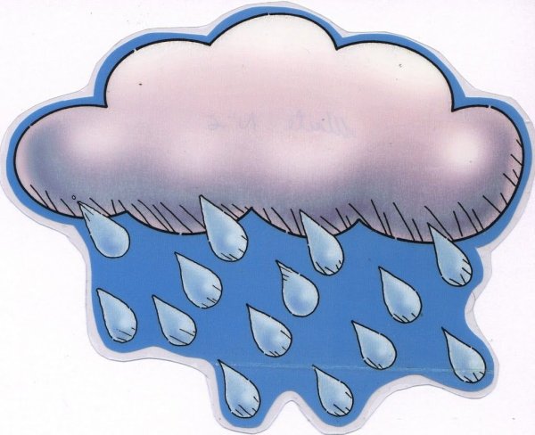 Дождь карточка для детей