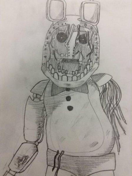 Рисунки ФНАФ Олд Бонни