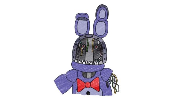 Олд Бонни для срисовки