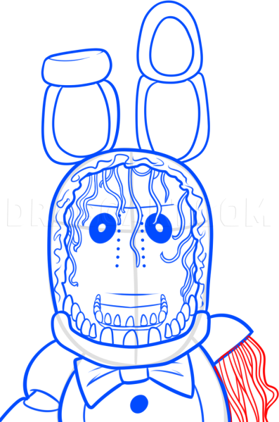 Олд Бонни срисовать