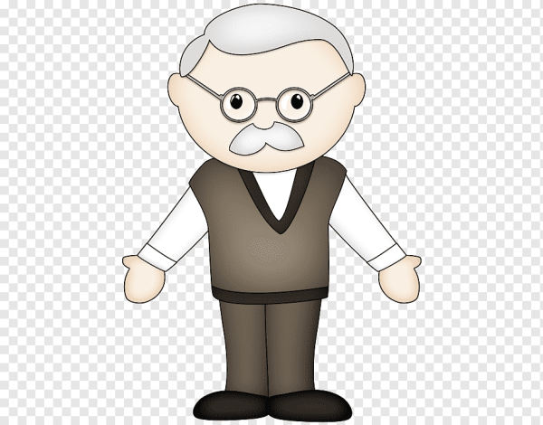 Дедушка мультяшный