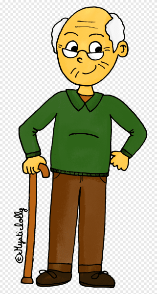 Дедушка рисунок