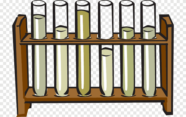 Пробирки на прозрачном фоне