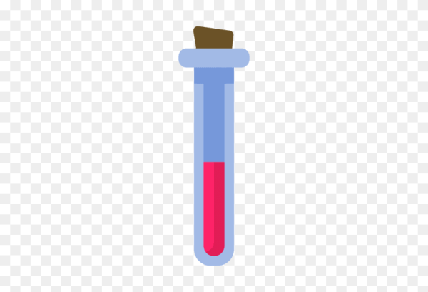 Пробирки на прозрачном фоне