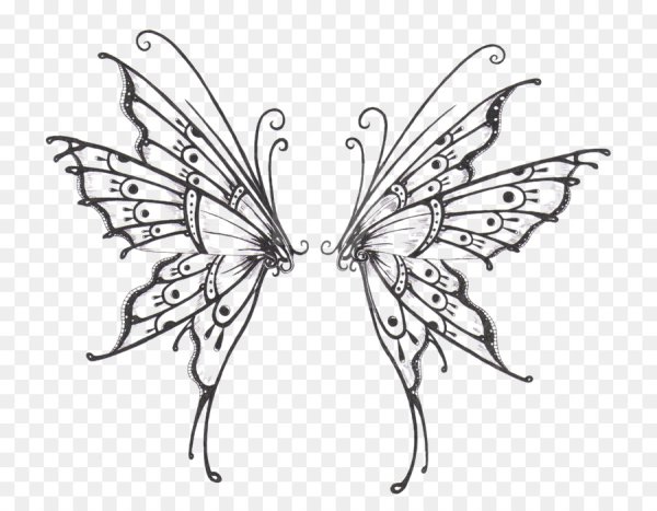 Крылья феи эскиз