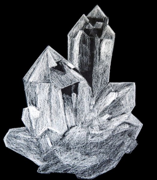 Кристалл скетч