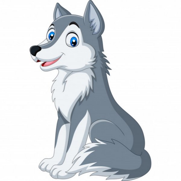 Волк для детского сада