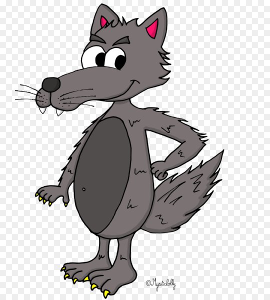 Волк мультяшный