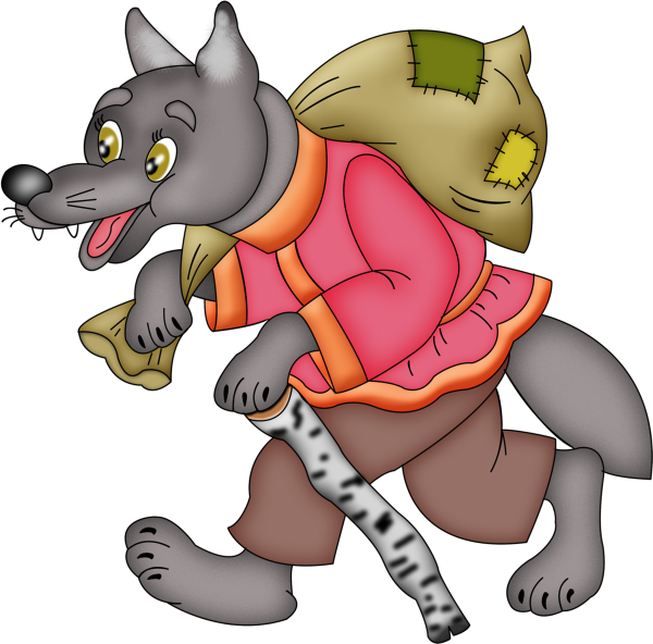 Герои сказки Теремок волк