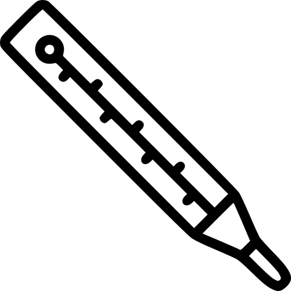 Градусник нарисованный