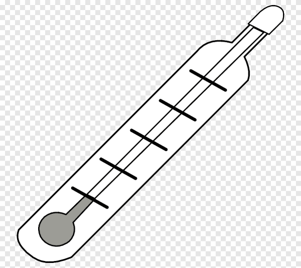 Градусник раскраска