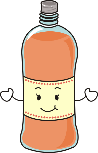Мультяшная бутылка