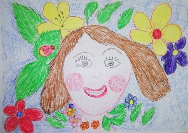 Мамина улыбка рисунок на конкурс