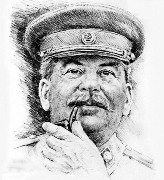Сталин минималистический портрет