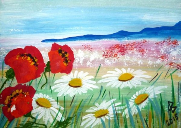 Красивые летние рисунки