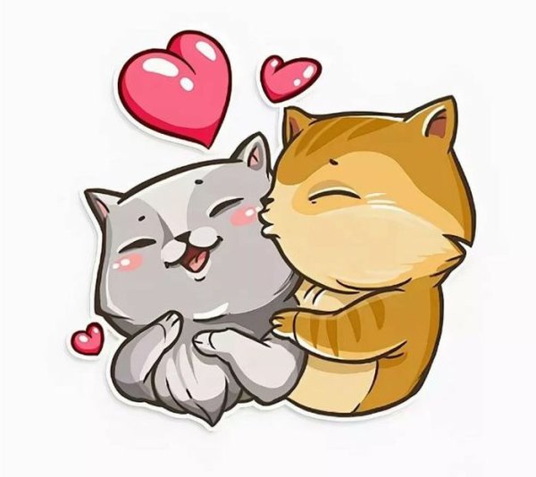 Стикеры влюбленные