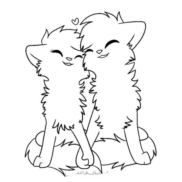 Лайны котов воителей пары