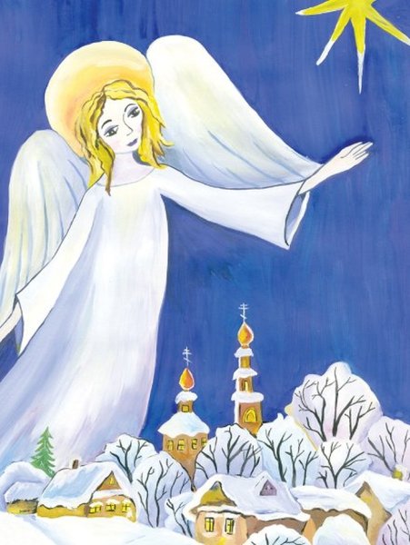 Рисунки на рождественскую тему